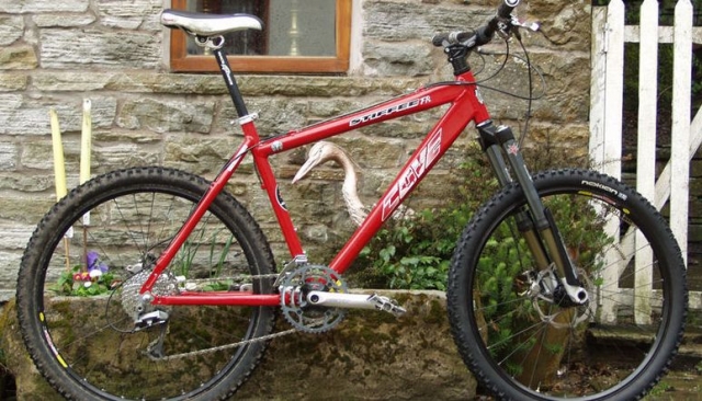  Una bicicleta de cerro típica